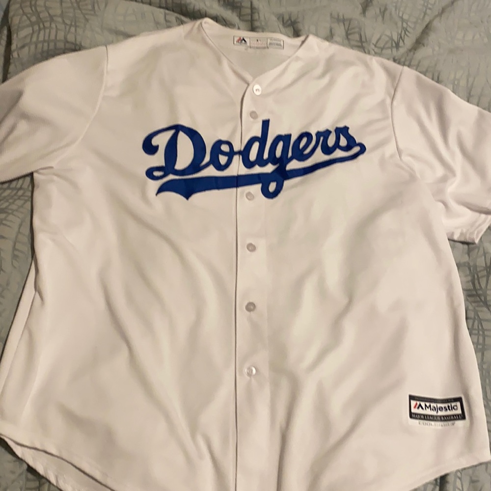 White light weight Dodgers jersey